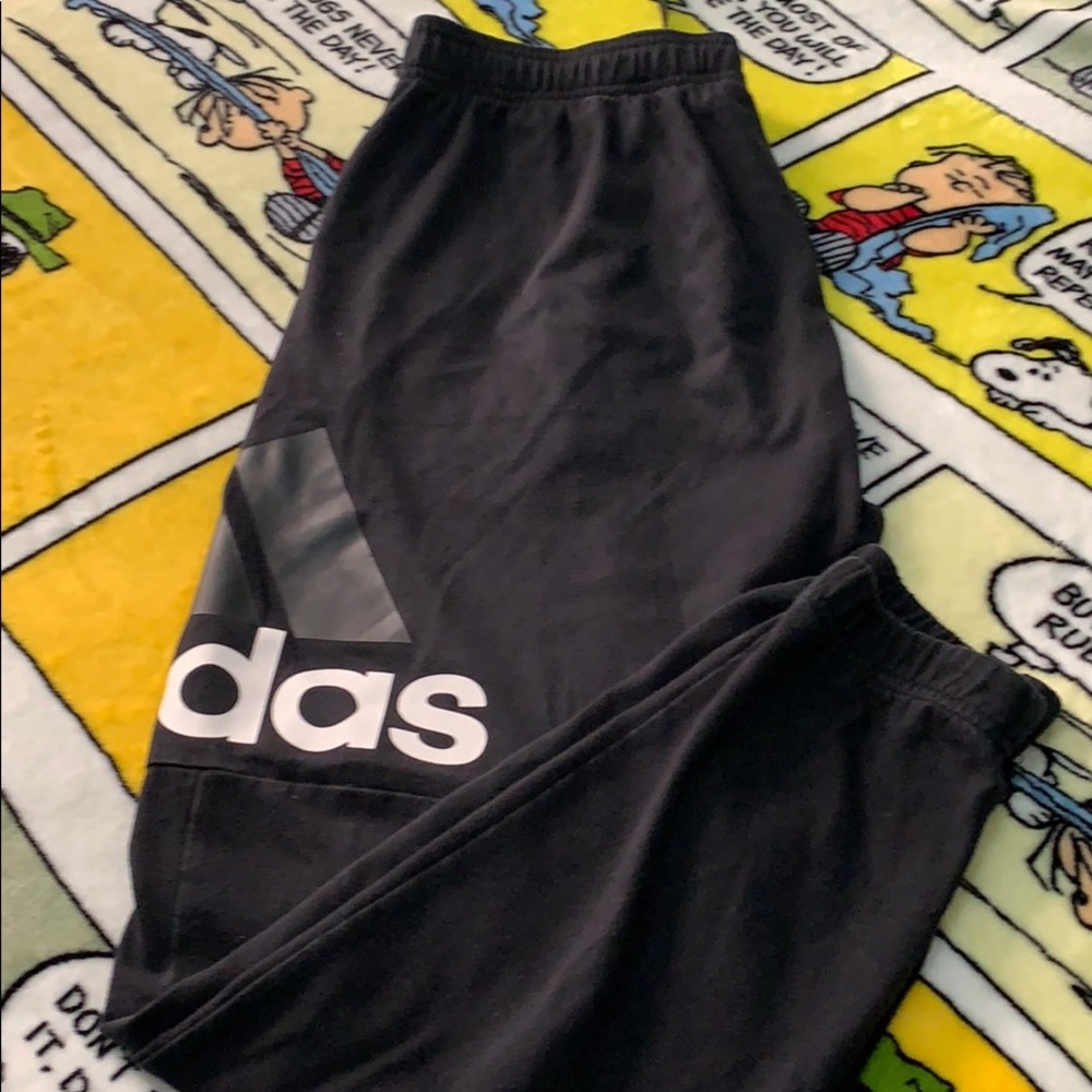 Adidas pants size L black